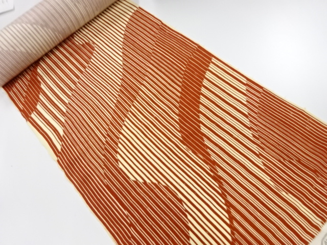 JAPANESE KIMONO / ANTIQUE BOLT FOR KIMONO / SILK / TSUMUGI